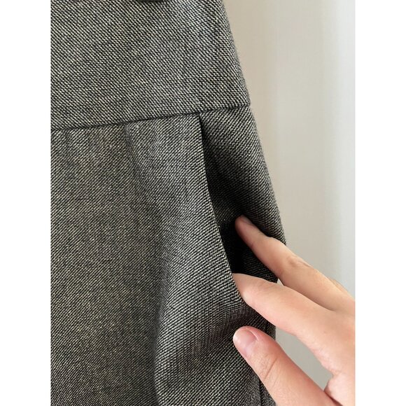 EUC J.Crew Womens Gray Wool Blend Pencil Skirt - Picture 3 of 6